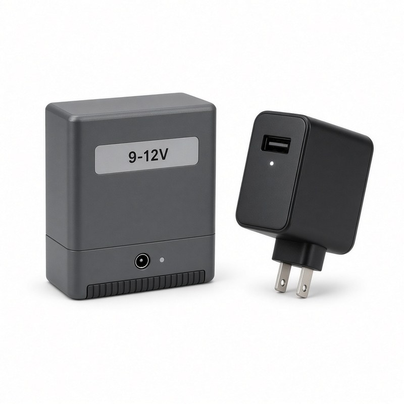 9–12V Rechargeable Battery Pack with Charger