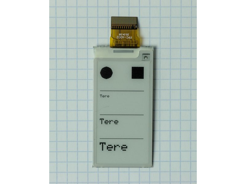 2.13 inch e-Paper Display Module (250x122)