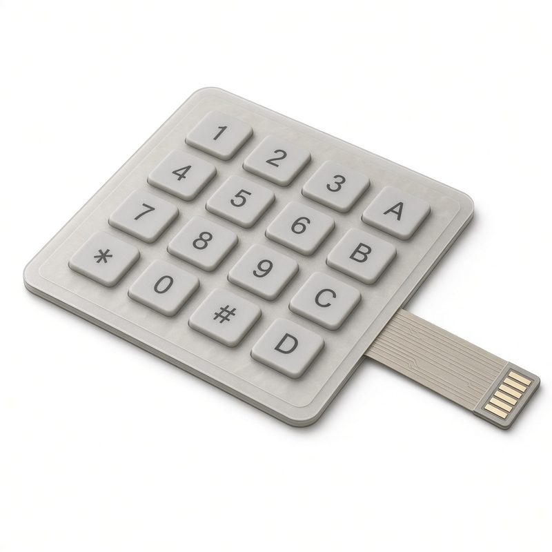 4x4 Matrix Membrane Keypad