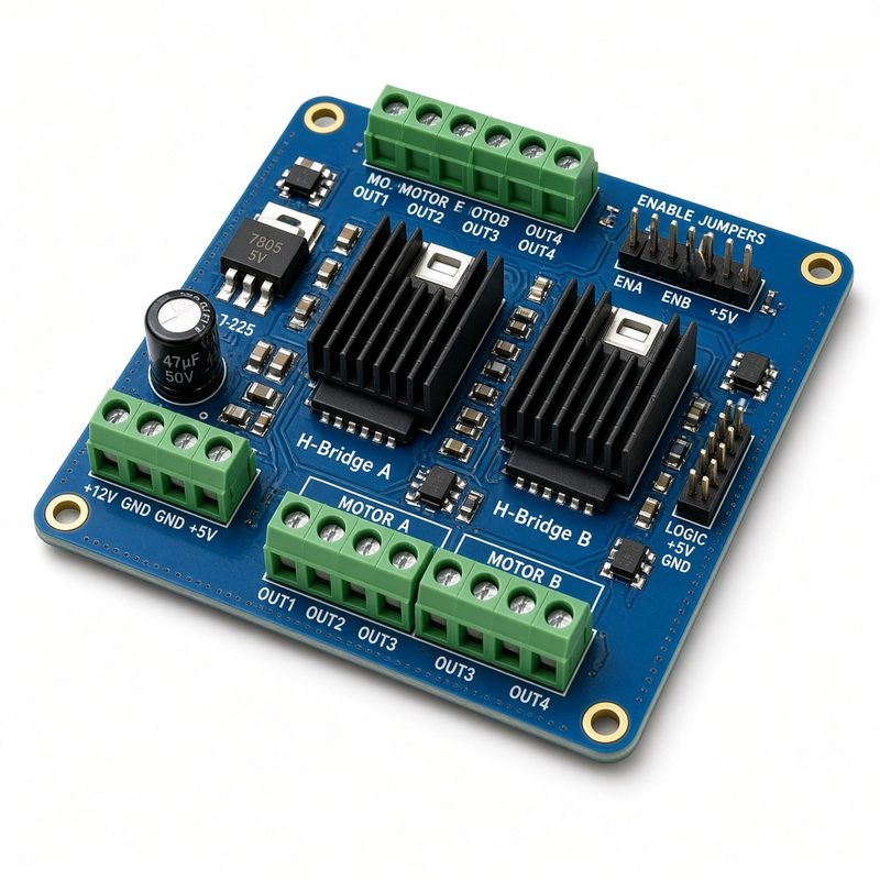 L298N Dual H-Bridge Motor Driver