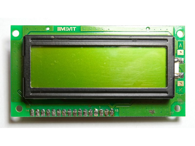 16x2 Character LCD (HD44780, Blue Backlight)
