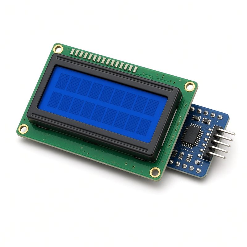 16x2 LCD with I2C Backpack (PCF8574)