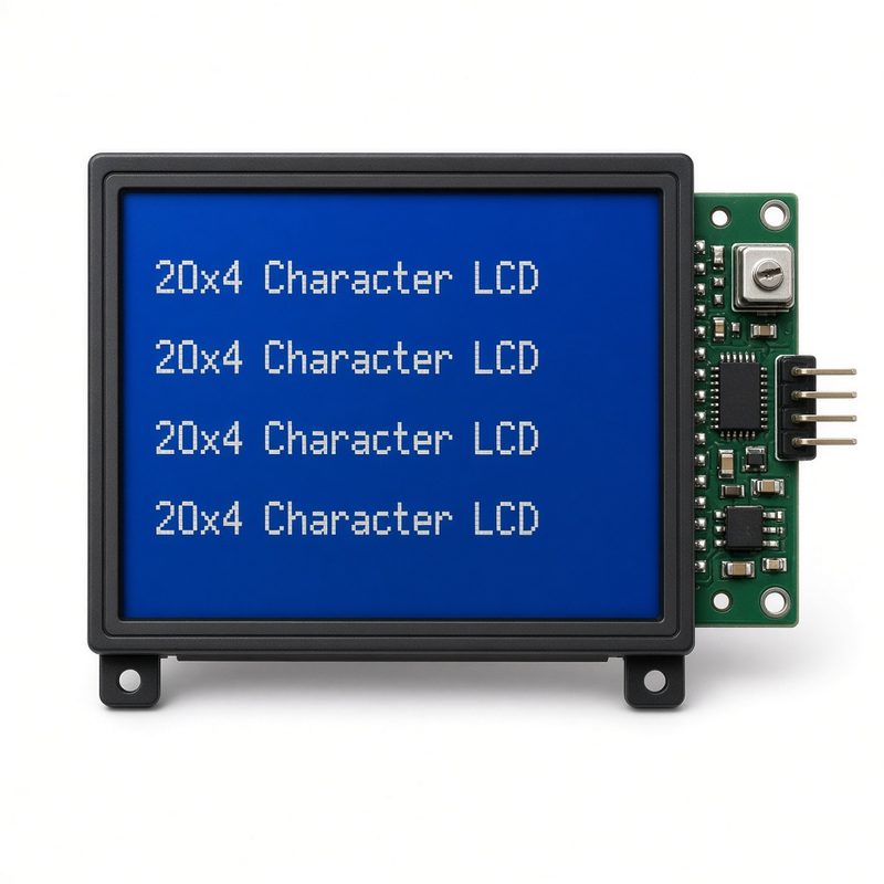 20x4 LCD with I2C Backpack