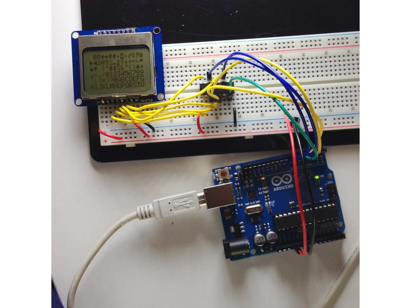 Nokia 5110 Graphic LCD 84x48 (PCD8544)