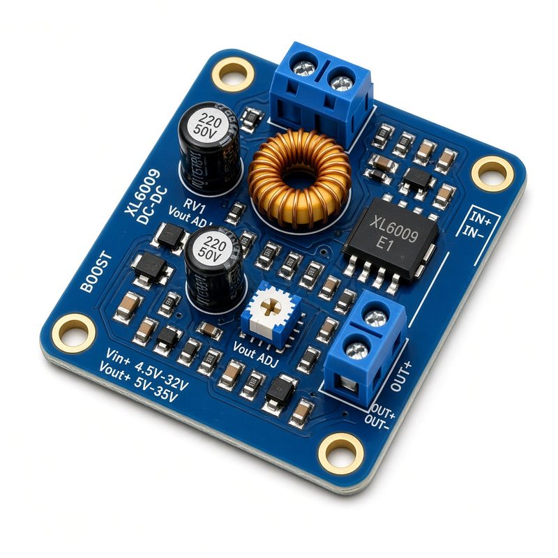 XL6009 DC-DC Boost Converter Module